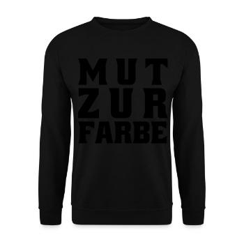 Sarcasm Irony Saying Funny Sayings Fun Courage - Unisex Sweatshirt - black - Front - Alina (178cm) & Michal (187cm)