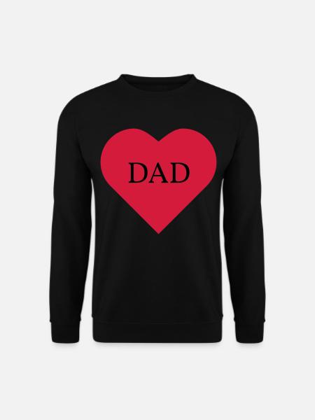 i love dad - Unisex Pullover - Schwarz