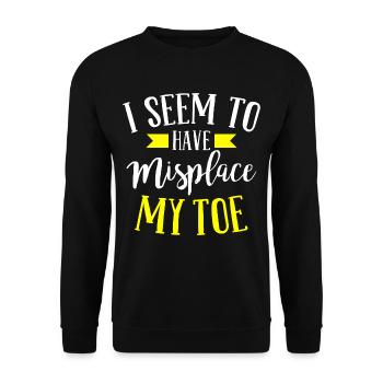 Bein Amputiert Arm Kämpfer Geschenk - Unisex Pullover - Schwarz - Vorne - Alina (178cm) & Michal (187cm)