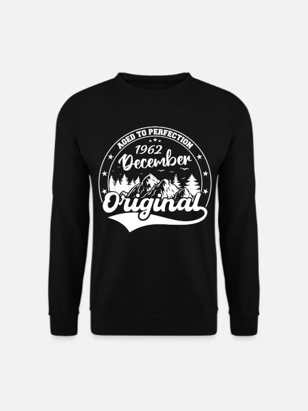 Décembre 1962 Décembre 1962 Décembre - Sweat-shirt Unisexe - noir