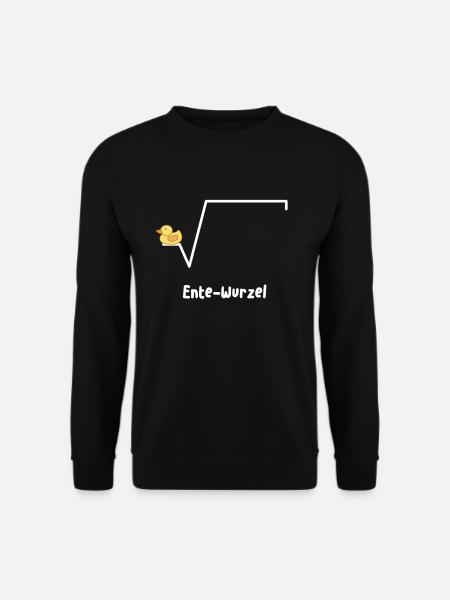 Ente Wurzel - Schule, Lehrer, Uni - Unisex Pullover - Schwarz