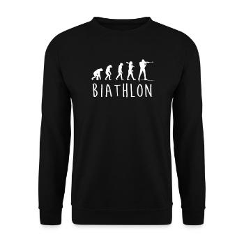 Biathlon Evolution - Unisex Pullover - Schwarz - Vorne - Alina (178cm) & Michal (187cm)