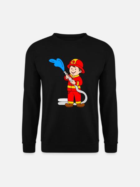Fireman - Unisex Sweatshirt - black