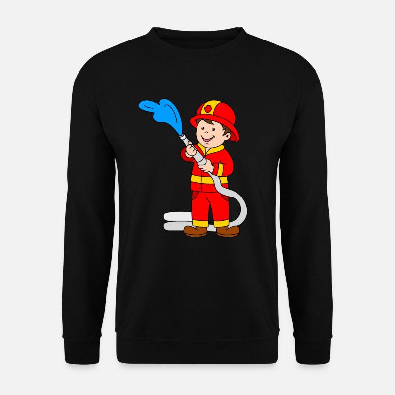 Fireman - Unisex Sweatshirt - black
