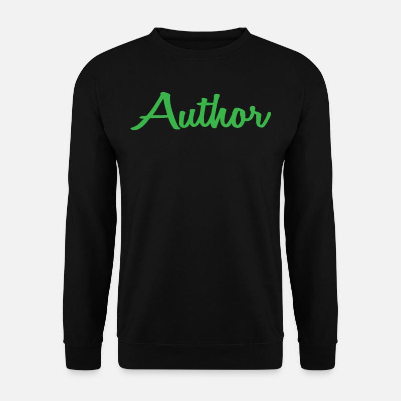 author - Unisex Pullover - Schwarz