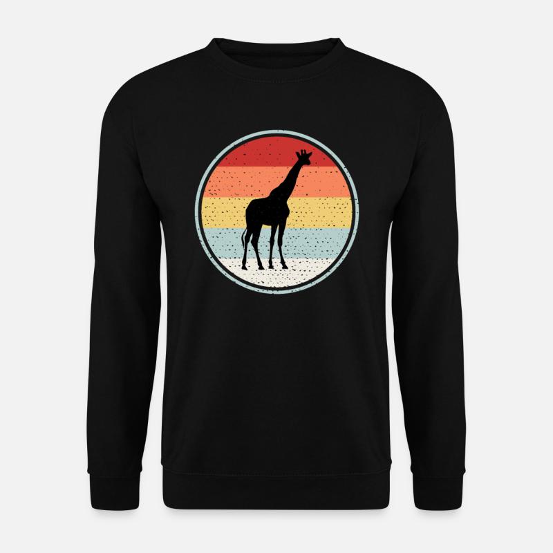 Giraffe - Unisex Pullover - Schwarz