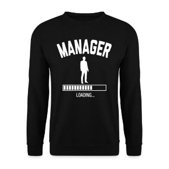 Future Manager - Sweat-shirt Unisexe - noir - Devant - Alina (178cm) & Michal (187cm)