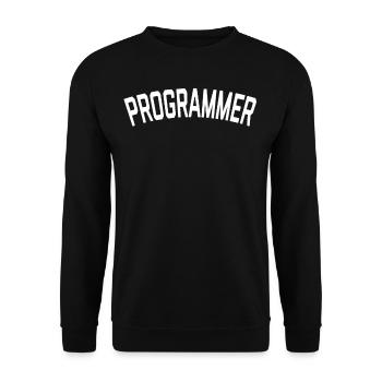 Simple Programmer T-Shirt - Unisex Pullover - Schwarz - Vorne - Alina (178cm) & Michal (187cm)