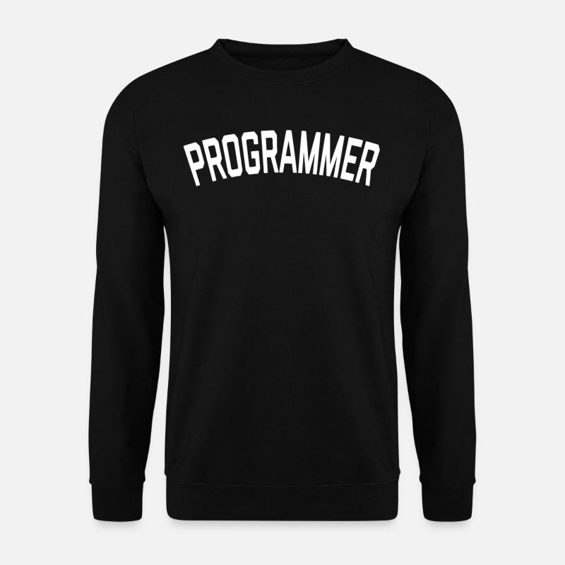 T-shirt de programmeur simple - Sweat-shirt Unisexe - noir