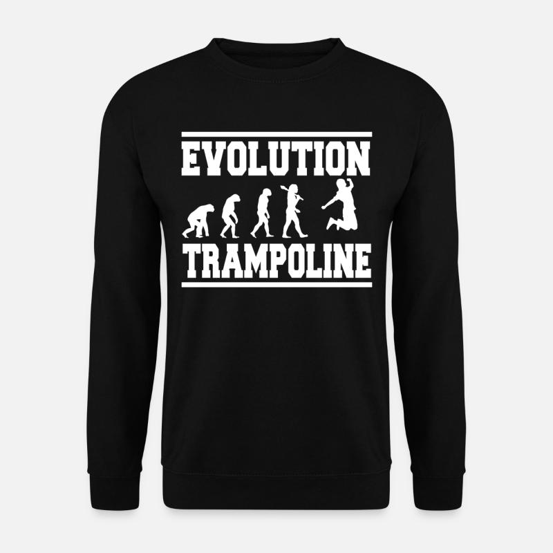 Evolution Trampoline - Unisex Pullover - Schwarz