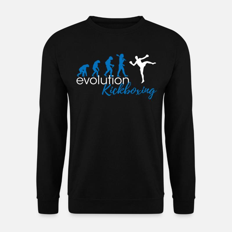 Evolution du kickboxing - Sweat-shirt Unisexe - noir
