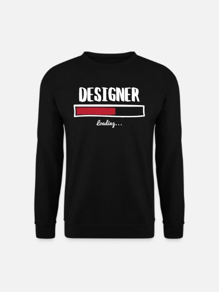 Funny designer design - Unisex Sweatshirt - black