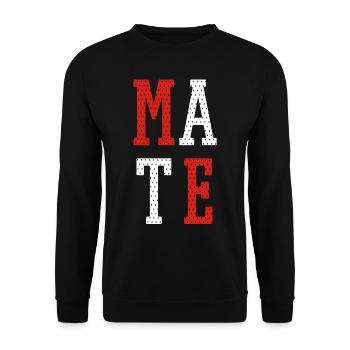 Soul Mate - Partner Look 2 - Unisex Sweatshirt - black - Front - Alina (178cm) & Michal (187cm)