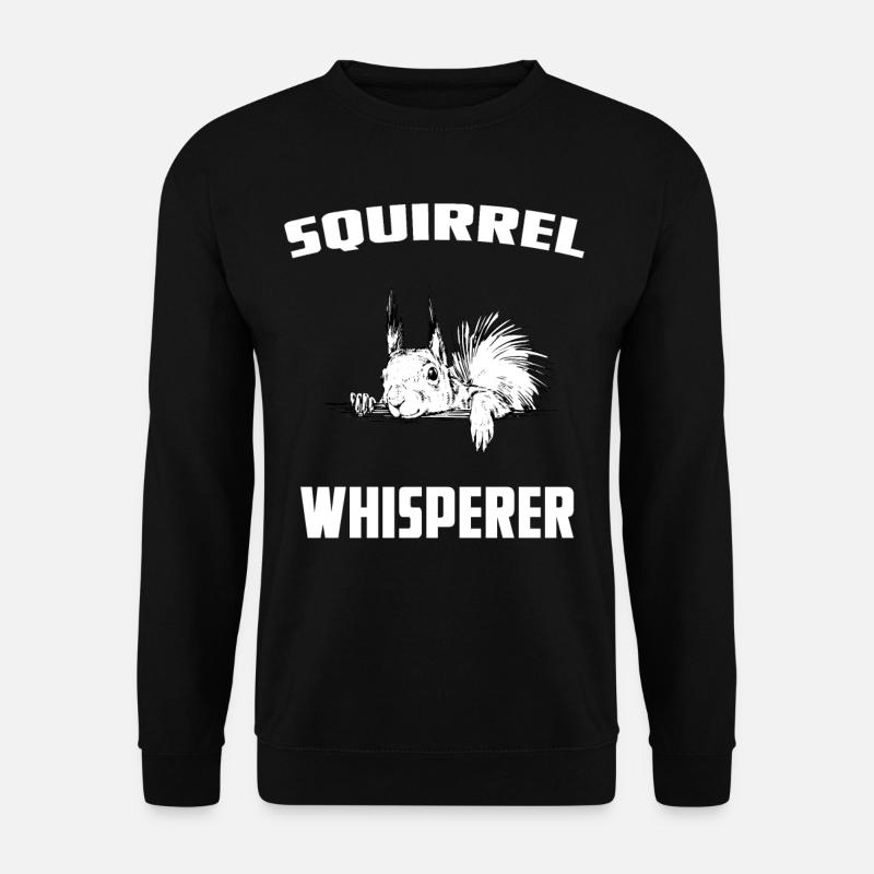 Squirrel whisperer - Unisex Sweatshirt - black