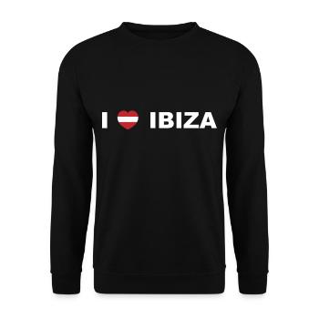 I love ibiza / Ibiza Tapes / Bumsti resignation - Unisex Sweatshirt - black - Front - Alina (178cm) & Michal (187cm)