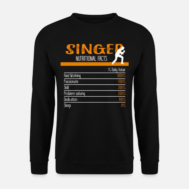 Singer Ingredients - Unisex Sweatshirt - black