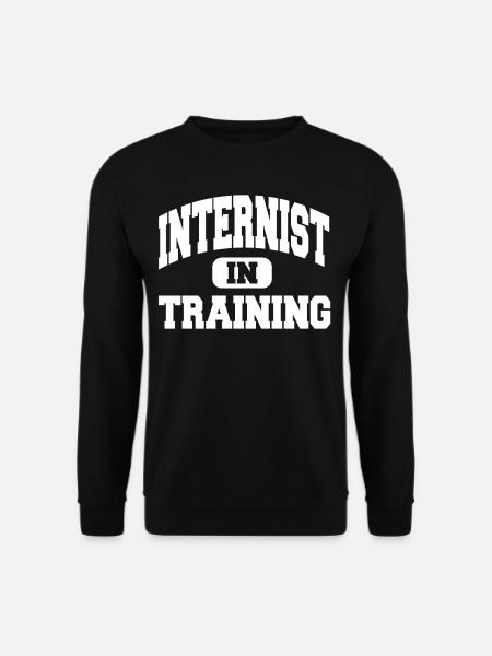 Internist In Training - Unisex Pullover - Schwarz
