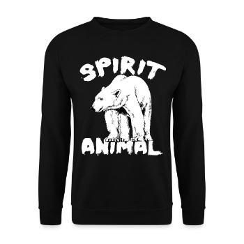 POLAR BEAR - Unisex Pullover - Schwarz - Vorne - Alina (178cm) & Michal (187cm)