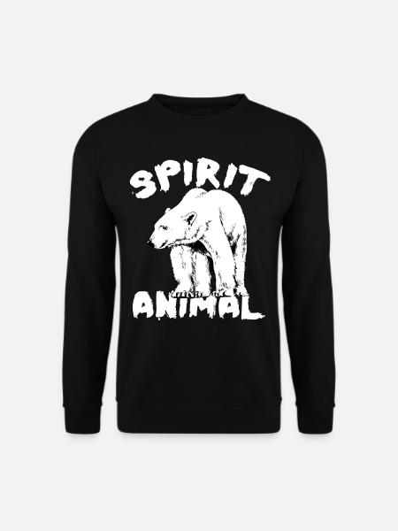 POLAR BEAR - Unisex Sweatshirt - black