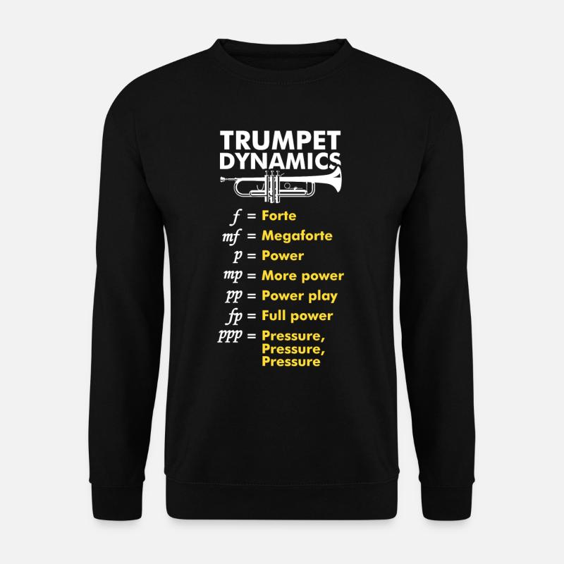 trompete trompeter orchester musikinstrument - Unisex Pullover - Schwarz