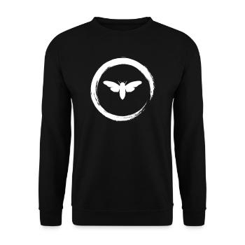 cigale - Sweat-shirt Unisexe - noir - Devant - Alina (178cm) & Michal (187cm)