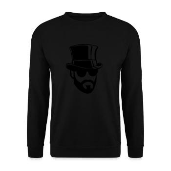 Junggesellenabschied - Unisex Pullover - Schwarz - Vorne - Alina (178cm) & Michal (187cm)