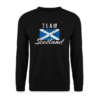 Equipe Ecosse - Sweat-shirt Unisexe - noir - Devant - Alina (178cm) & Michal (187cm)
