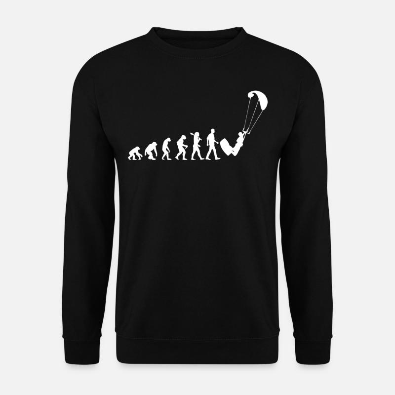 Kite Surfing - Unisex Pullover - Schwarz