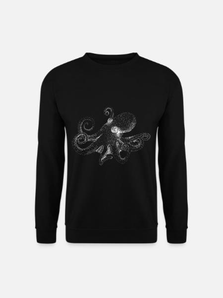Octopus Tintenfisch Krake Oktopus - Unisex Sweatshirt - black