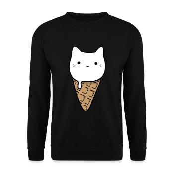 summer - Unisex Pullover - Schwarz - Vorne - Alina (178cm) & Michal (187cm)