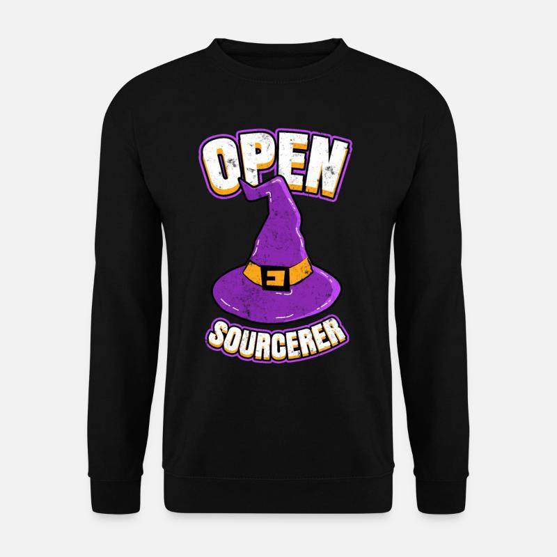 Open Sourcer Programmer Hacker - Unisex Sweatshirt - black