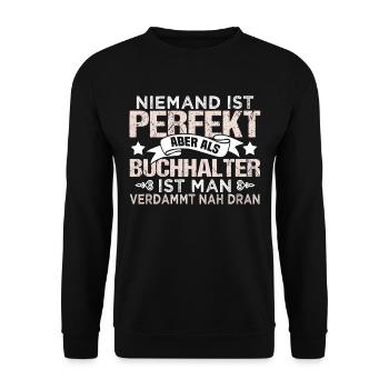 Comptable Comptabilité Finance Profession Profession Gift - Sweat-shirt Unisexe - noir - Devant - Alina (178cm) & Michal (187cm)