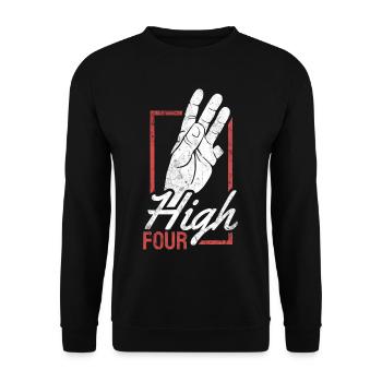 Finger amputation - Sweat-shirt Unisexe - noir - Devant - Alina (178cm) & Michal (187cm)