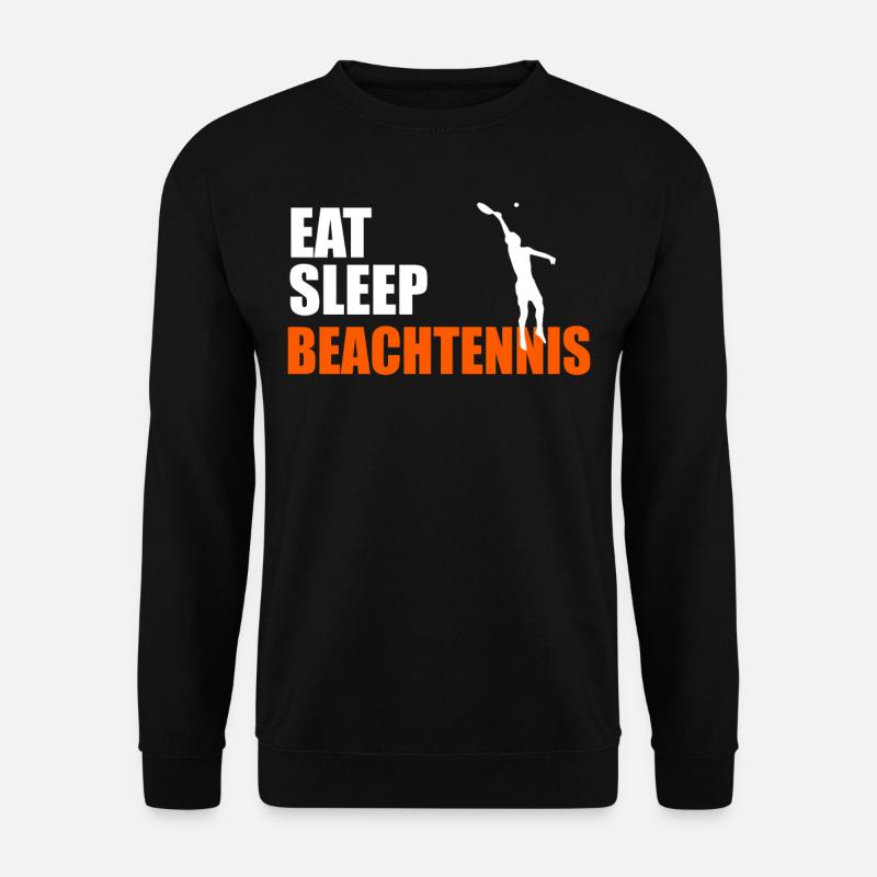 EAT. SLEEP. BEACH TENNIS. REPEAT. - Unisex Sweatshirt - black