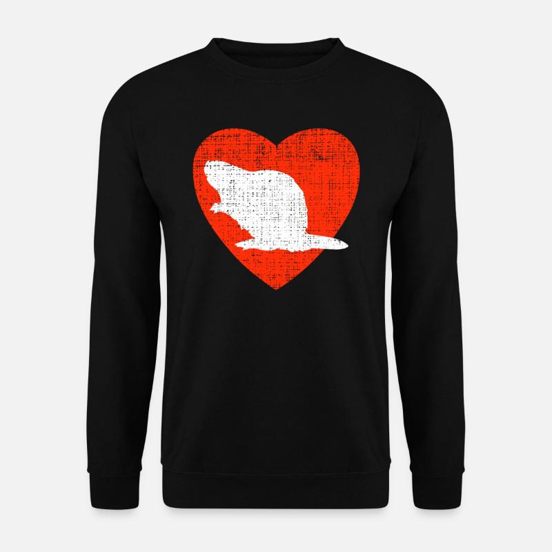 Heart For Beavers - Unisex Pullover - Schwarz