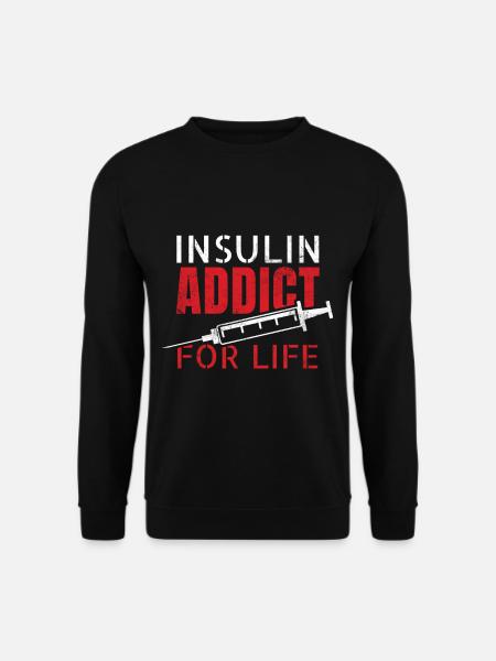 Insulin Diabetes Diabetics - Unisex Sweatshirt - black