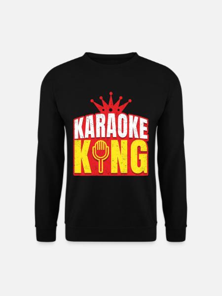 Karaoké Roi - Sweat-shirt Unisexe - noir