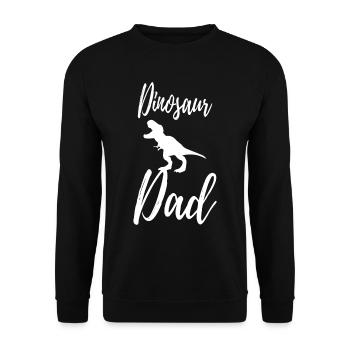 dinosaure - Sweat-shirt Unisexe - noir - Devant - Alina (178cm) & Michal (187cm)