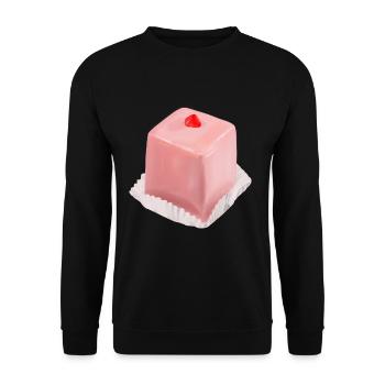 Austria Punch Donut - Unisex Sweatshirt - black - Front - Alina (178cm) & Michal (187cm)