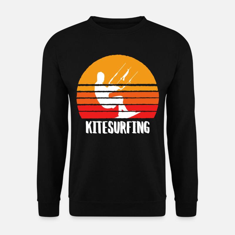 Kitesurfing Sunset - Unisex Sweatshirt - black