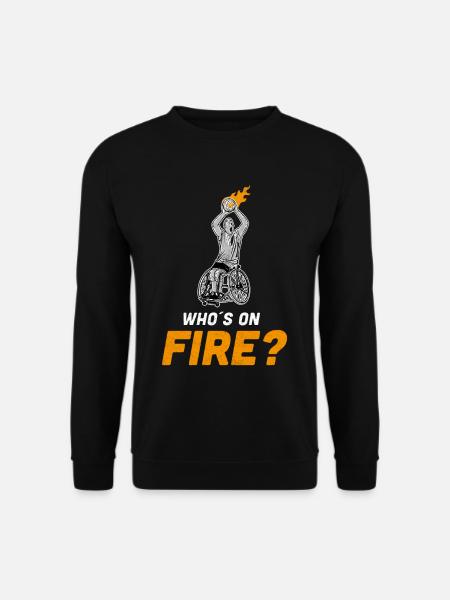 Wheelchair basketball sport - Unisex Sweatshirt - black