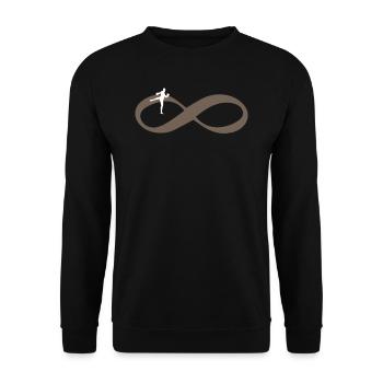 MUAY THAI FOR EVER Muay Thai Infinity - Sweat-shirt Unisexe - noir - Devant - Alina (178cm) & Michal (187cm)