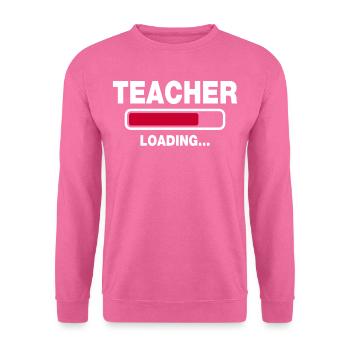 professeur - Sweat-shirt Unisexe - rose - Devant
