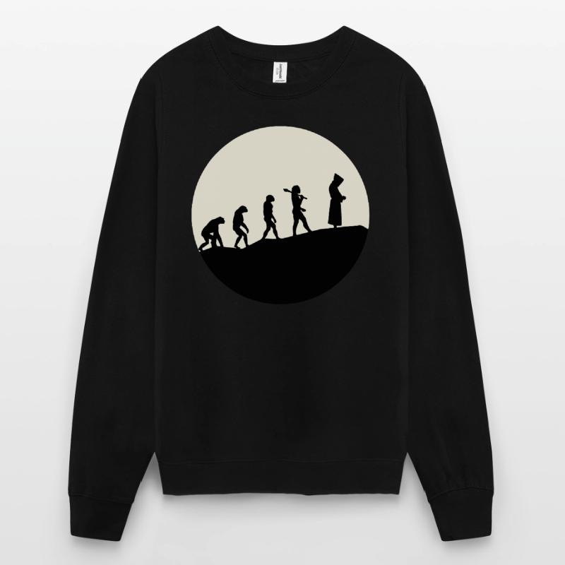 Monks Evolution Moon Unisex Sweatshirt