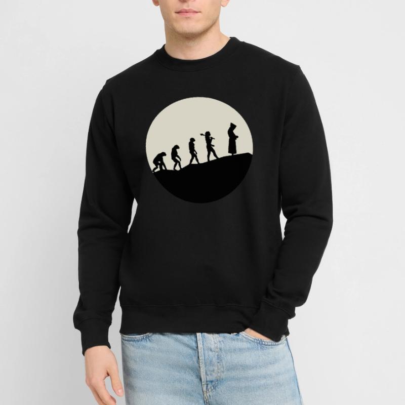 Monks Evolution Moon Unisex Sweatshirt
