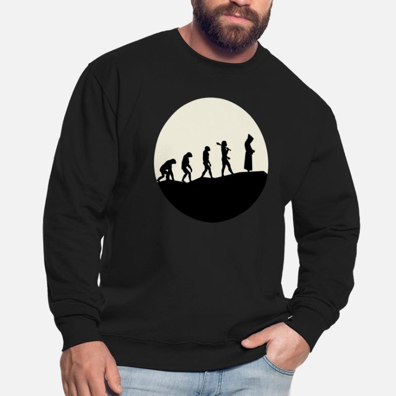 Monks Evolution Moon Unisex Sweatshirt