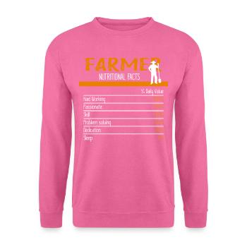 Ingrédients fermiers - Sweat-shirt Unisexe - rose - Devant
