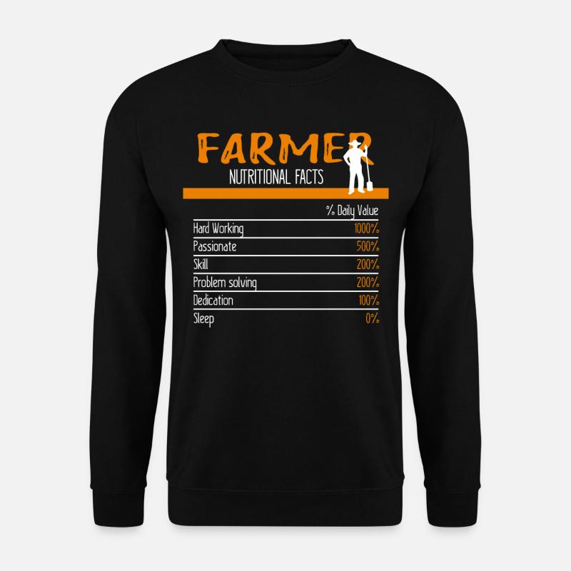 Farmer ingredients - Unisex Sweatshirt - black