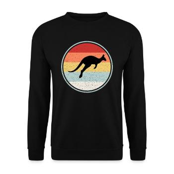Crveni Klokan - Unisex Sweatshirt - black - Front - Alina (178cm) & Michal (187cm)