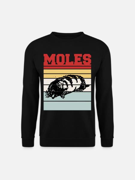 MOLES - Unisex Sweatshirt - black